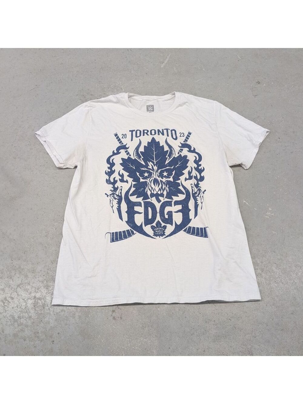 WWE Toronto Exclusive Edge Maple Leafs 25 Years T-shirt